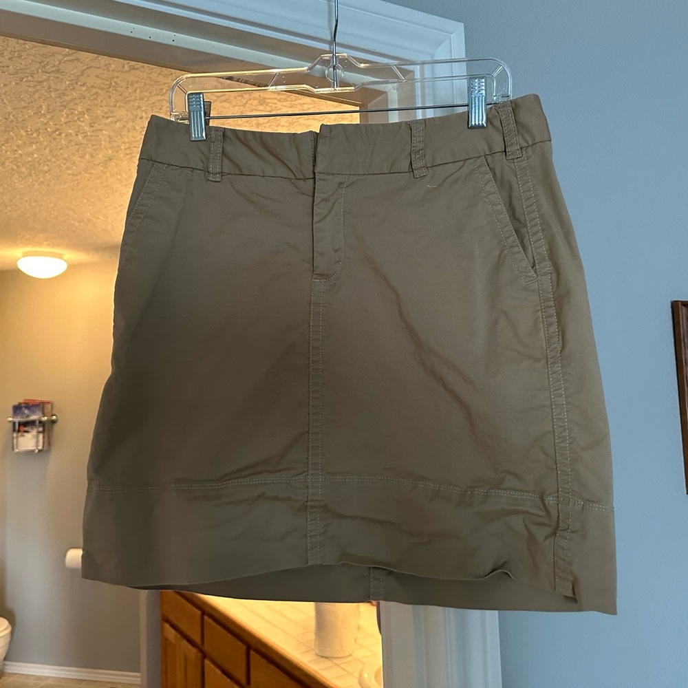 Cute khaki casual skirt